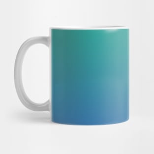 Aqua to Blue Gradient Mug